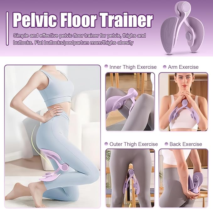 4-in-1 Thigh Master Pro - Thigh, Arm, Hip & Core Toning Device for Women
