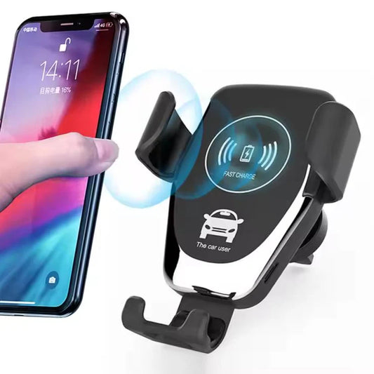 Auto Clamping Wireless Car Charger شاحن سيارة لاسلكي ذكي مع تثبيت تلقائي