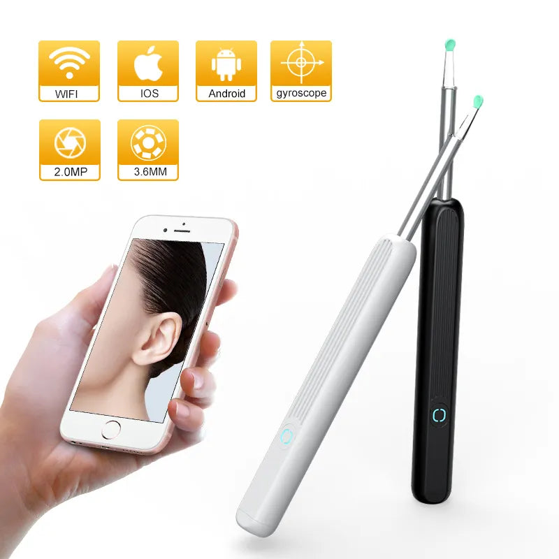Smart Visual Earwax Removal Kit – See & Clean Safely at Home 👂📱