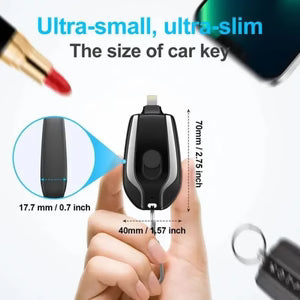 Emergency Portable Keychain Charger – شاحن طوارئ محمول بالمفاتيح 🔋🔑