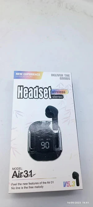 T6 Crystal Wireless Earphones – سماعات لاسلكية بتقنية البلوتوث 🎧✨